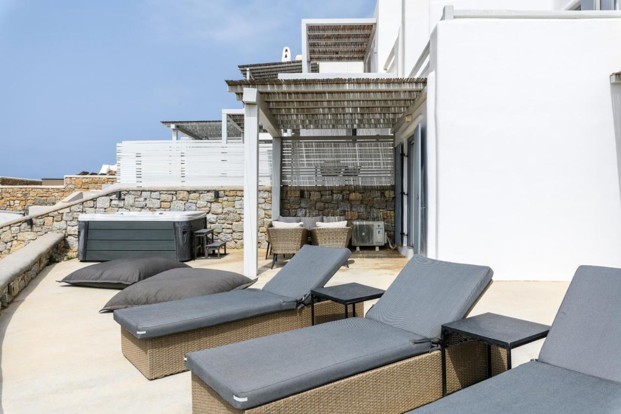 Mykonos Residence Villas & Suites Merchia Beach 外观 照片