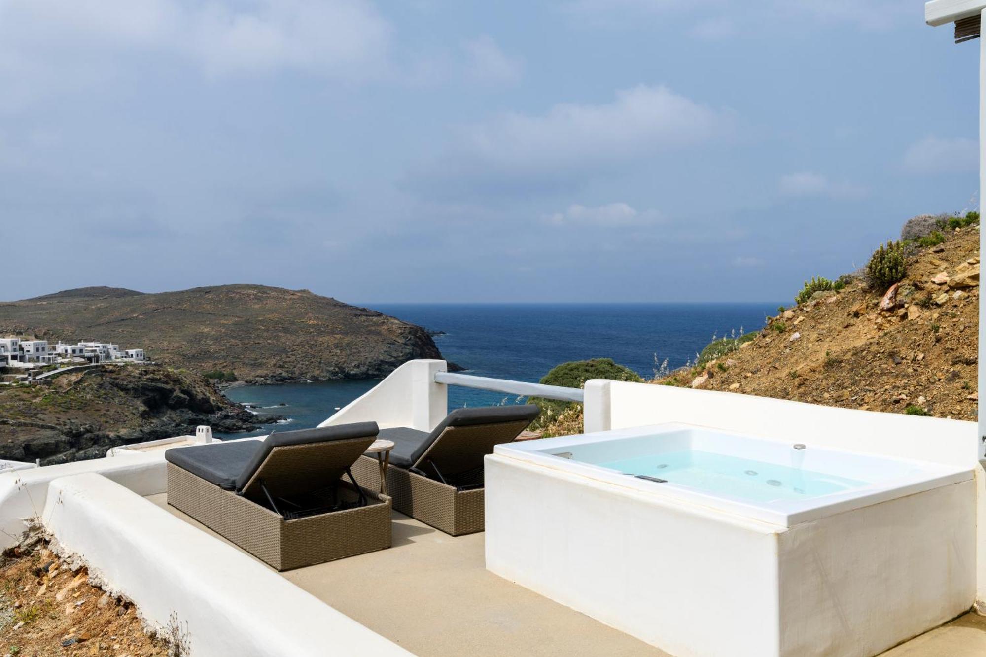 Mykonos Residence Villas & Suites Merchia Beach 外观 照片